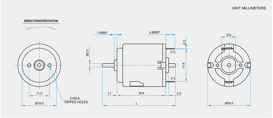 SCRF-260貴金屬電刷馬達(dá)產(chǎn)品介紹